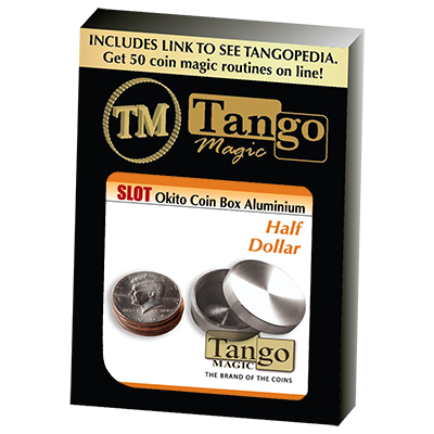 Slot Okito Box Half Dollar Aluminum by Tango Magic