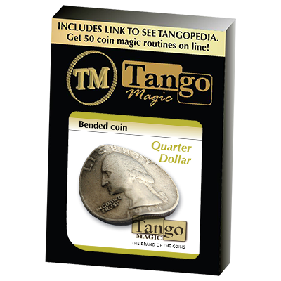 Bended Coin, Quarter Dollar, D0097 by Tango Magic