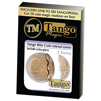 Biting coin, 2 Euro -internal w/extra piece, E0044 from Tango