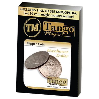 Flipper Coin Eisenhower Dollar, D0038 by Tango Magic