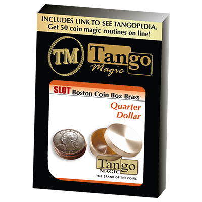 Slot Boston Box Brass Quarter by Tango Magic