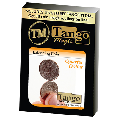Balancing Coin, Quarter Dollar, D0066 by Tango Magic