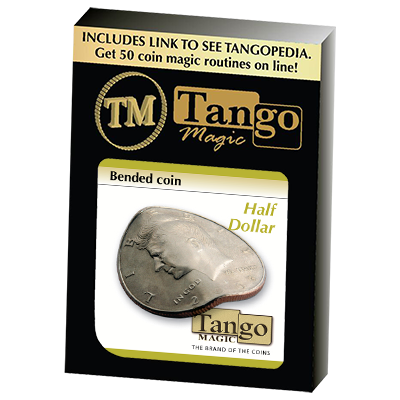 Bended Coin, Half Dollar, D0098 by Tango Magic