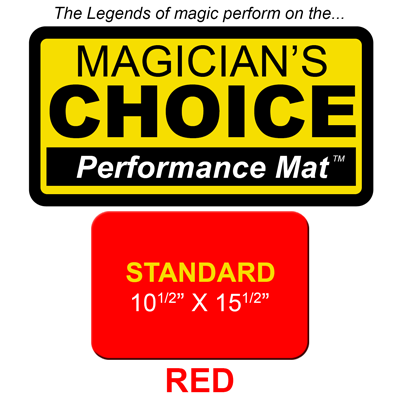 Standard Close-Up Mat, Red - 10.5x15.5 by Ronjo