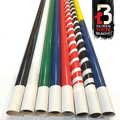 Appearing Cane, Metal /, Red & White by Handsome Criss and Taiwan Ben Magic - Image 2