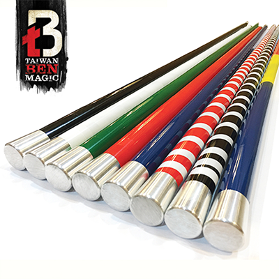 Vanishing Cane, Metal /, Red & White by Handsome Criss and Taiwan Ben Magic - Image 2