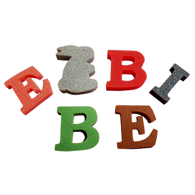 Alpha-Bits Letter Pack, Regular Sponge by Goshman