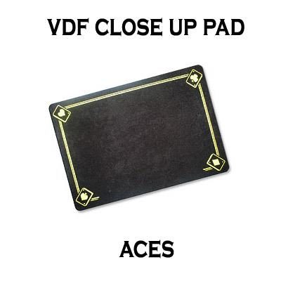 VDF Close Up Pad with Printed Aces, Black by Di Fatta