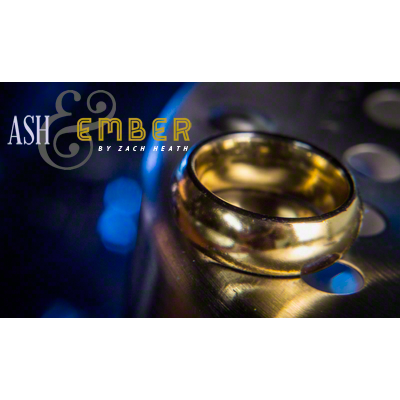 Ash and Ember Gold Curved Size 8, 2 Rings by Zach Heath
