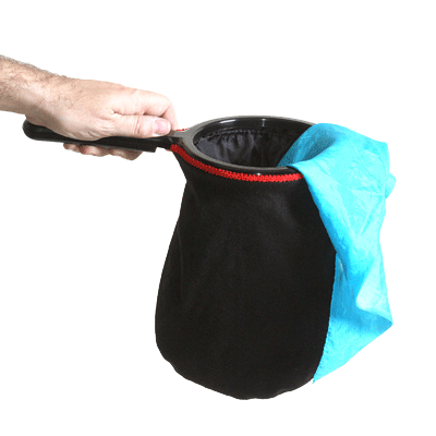 Change Bag Standard, Black with Zipper by Bazar de Magia