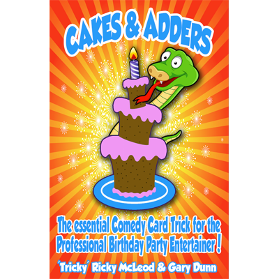 Cakes and Adders (with DVD and Gimmicks) Poker size by Gary Dunn and World Magic Shop