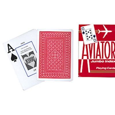 Cards Aviator Poker size, Red