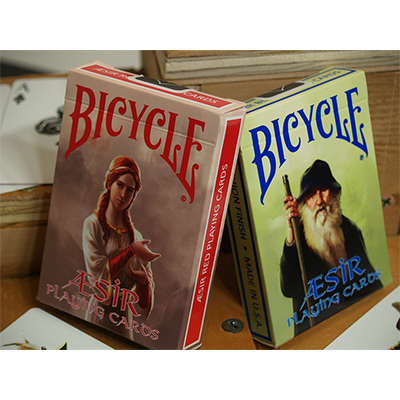 Bicycle AEsir Viking Gods Deck, Red by US Card Magic Co. - Image 2