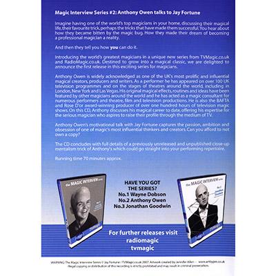 Anthony Owen Talks To Jay Fortune No.2, The Magic Interview Series - Image 2