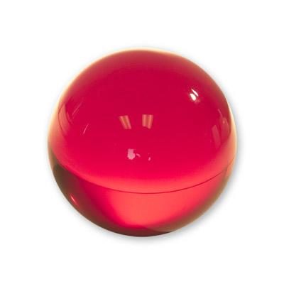 Contact Juggling Ball, Acrylic, RUBY, Red, 76mm