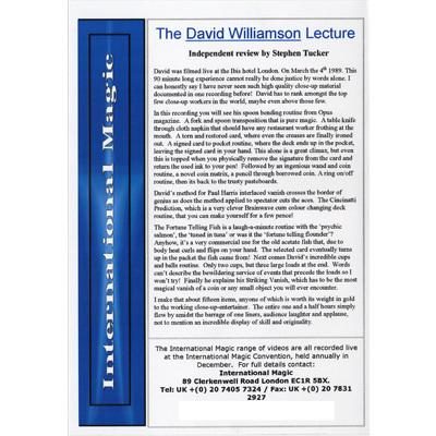 David Williamson Full Lecture by International Magic - Image 2