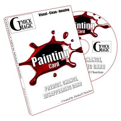 Painting, DVD and, Blue Back Gimmick by Mickael Chatelain