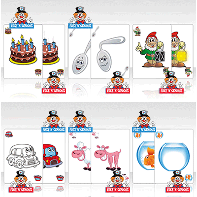 Fast inch N inch Genious / Fake inch N inch Genious Deck Combo Set by So Magic - Image 2