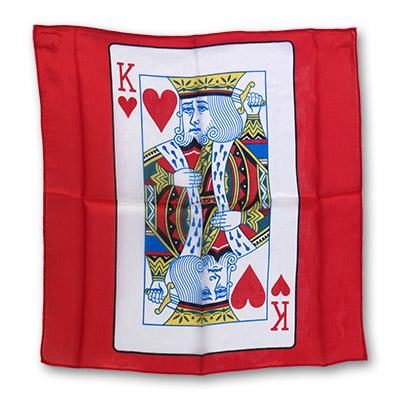18 inch King of Hearts Card Silk by Gosh