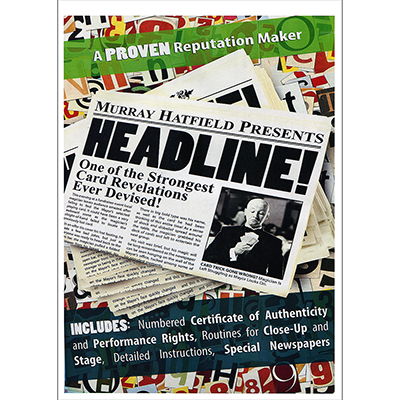 HEADLINE! (with DVD and Gimmicks) by Murray Hatfield