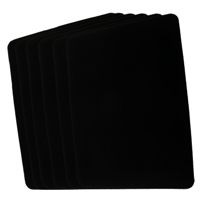 Large Close Up Pad 6 Pack, Black 12.75 inch x 17 inch by Goshman