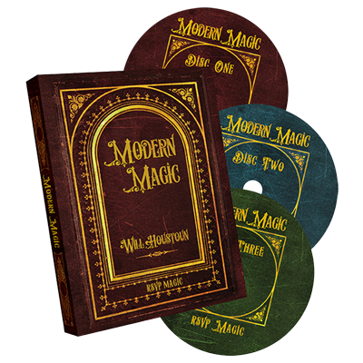 Modern Magic, 3 DVD set by Will Houstoun and RSVP Magic
