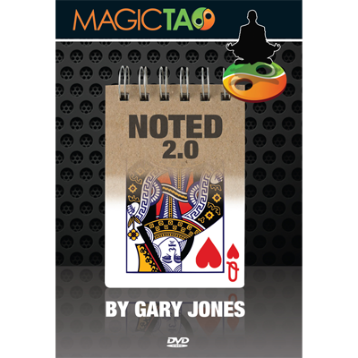 Noted 2.0, Red (with DVD and Gimmick) by Gary Jones and Magic Tao