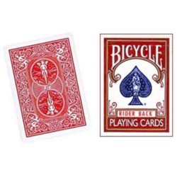 Assorted, Red Back Bicycle One Way Forcing Deck, assorted values