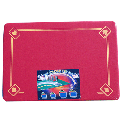 PRO VDF Close Up Pad with Printed Aces, Red by Di Fatta