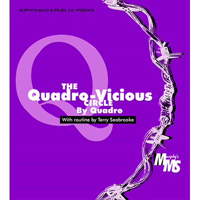 Quadro Vicious Circle Linking Rings by Murphy's Magic Supplies