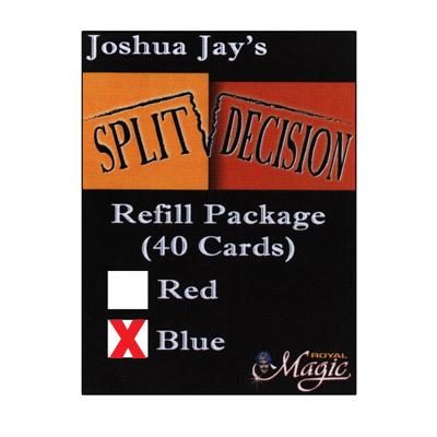 REFILL, Blue for Split Decision by Joshua Jay