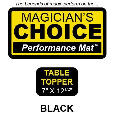 Table Topper Close-Up Mat, BLACK - 7x12.5 by Ronjo