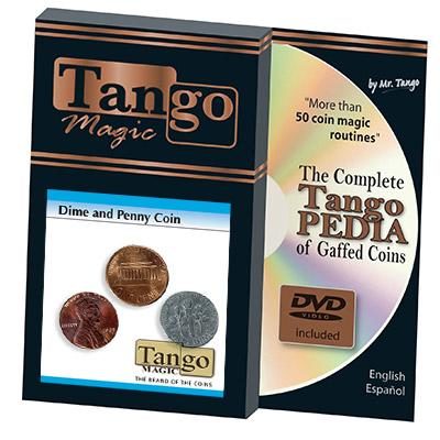 Dime and Penny trick (with DVD), D0048 by Tango Magic