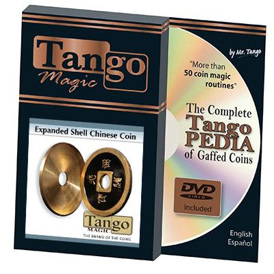 Expanded Chinese coin Shell made in Brass, CH004 from Tango Magic