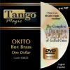 Okito Coin Box, BRASS (with DVD), B0028 One Dollar by Tango Magic