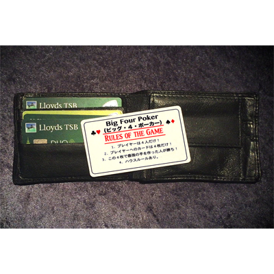 Big Four Poker Japanese version, English DVD and Japanese Gimmick by Tom Dobrowolski and Big Blind Media - Image 2