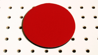 Round Mini Mat, Red by Ronjo Magic