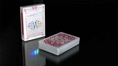 Chameleon Playing Cards, Red by Expert Playing Cards