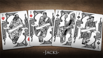 Bicycle Middle Kingdom, White Playing Cards Printed by US Card Magic Co - Image 5