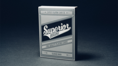 Superior, Black Playing Cards by Expert Card Magic Co