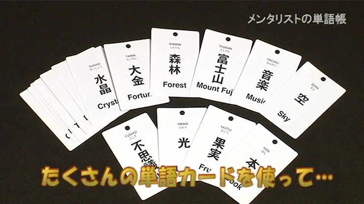 Mentalist's Vocabulary Flash Cards by Tenyo Magic - Image 3