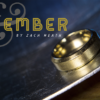 Ash and Ember Gold Beveled Size 13, 2 Rings by Zach Heath