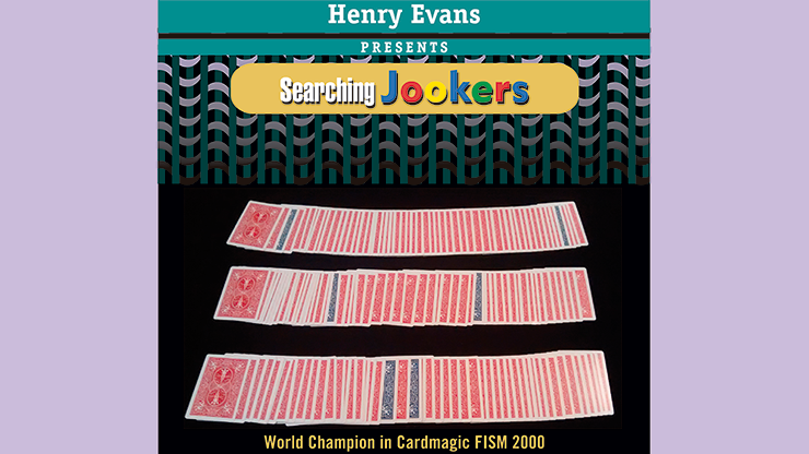 Searching Jookers, DVD and Blue Gimmicks by Henry Evans
