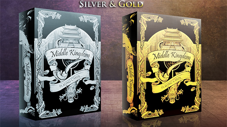 Middle Kingdom, Gold Playing Cards Printed by US Card Magic Co