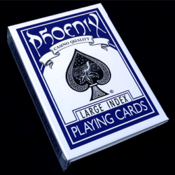 Phoenix Deck Large Index, Blue by Card-Shark