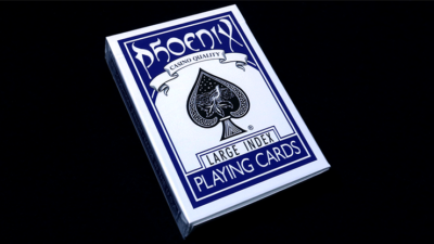 Phoenix Deck Large Index, Blue by Card-Shark
