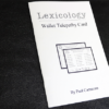 Lexicology 2.0 with Telepathy card by Paul Carnazzo
