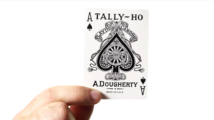 White Tally-Ho, Fan Back Playing Cards - Image 6