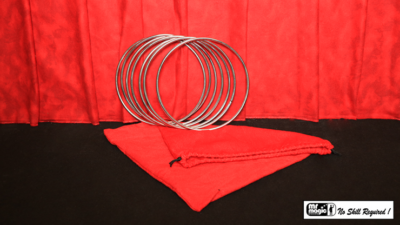 8 inch Linking Rings SS, 7 Rings by Mr. Magic
