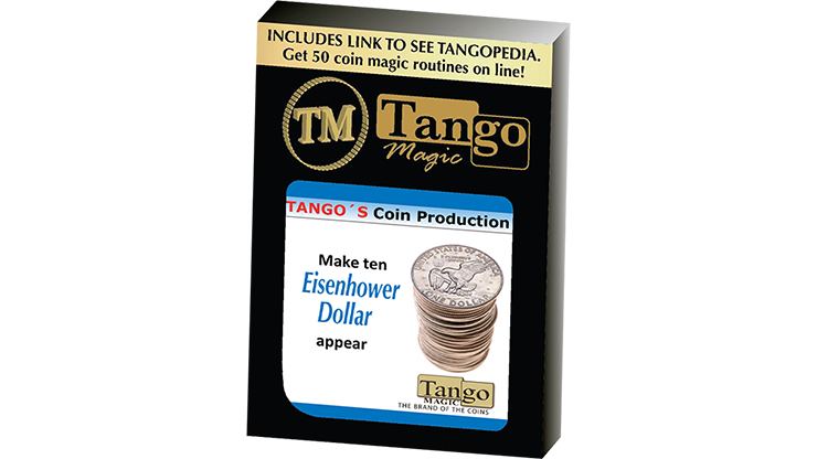 Tango Coin Production - Eisenhower Dollar D0187, Gimmicks and Online Instructions by Tango Magic